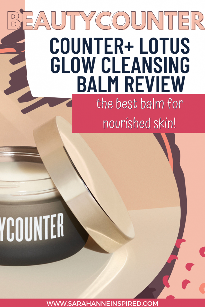 counter lotus glow cleansing balm