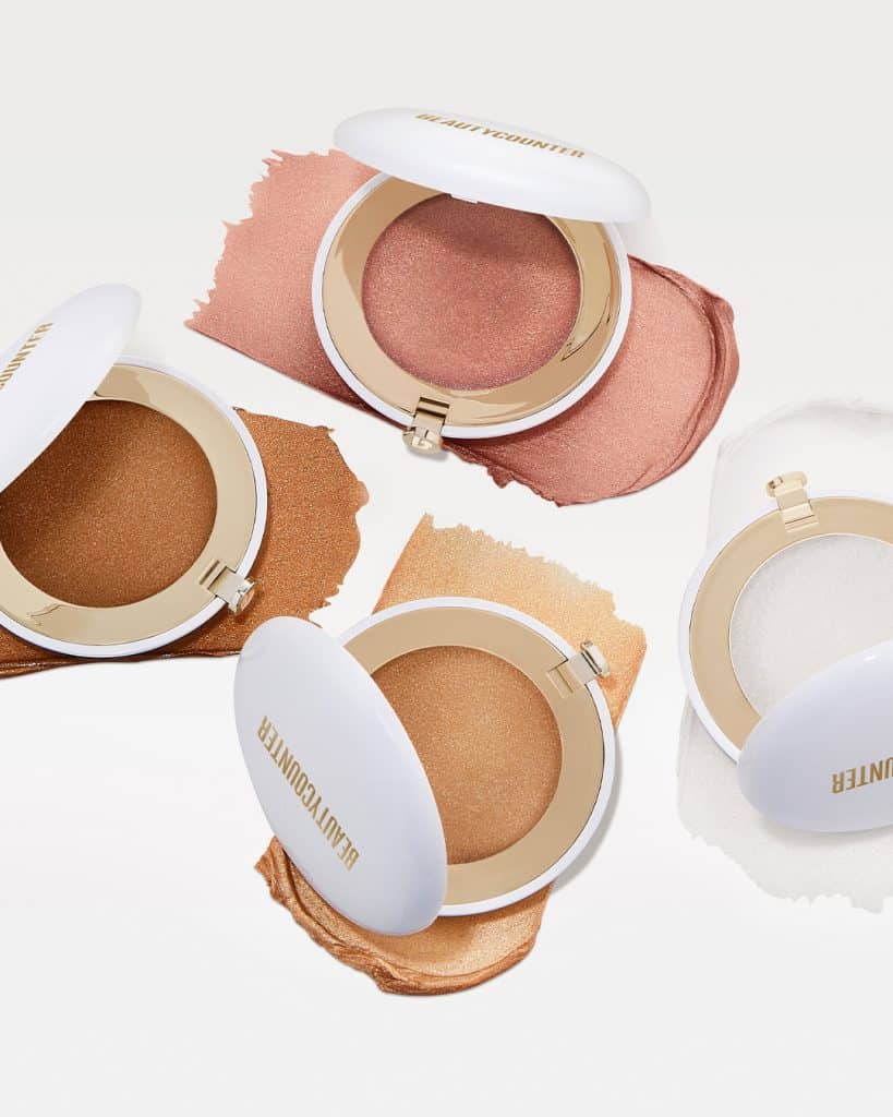 beautycounter cheeky clean highlighting balm, beautycounter cheeky clean cream blush