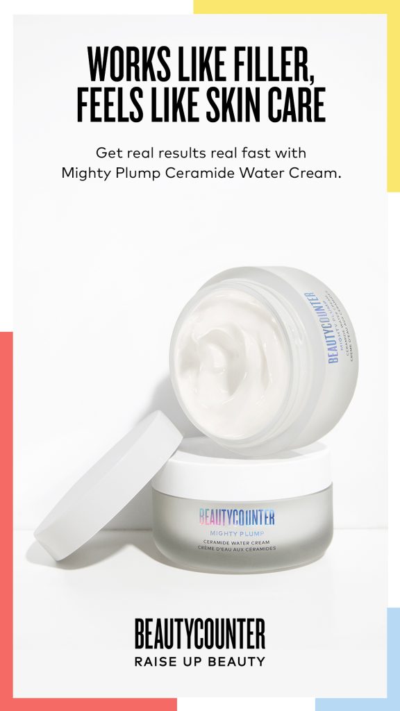 beautycounter mighty plump ceramide water cream