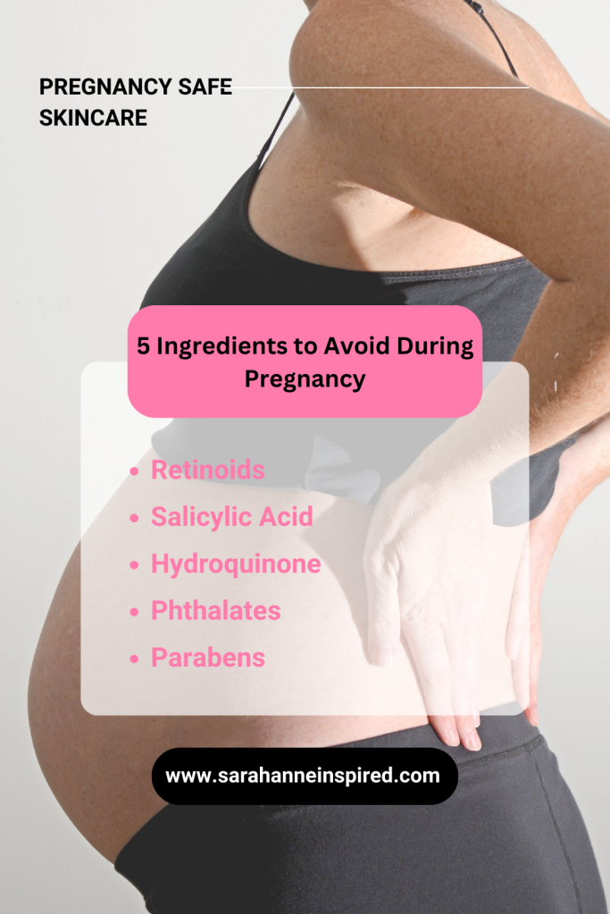 pregnancy safe skin care, pregnancy-safe skin care routine, pregnancy safe skin care products
